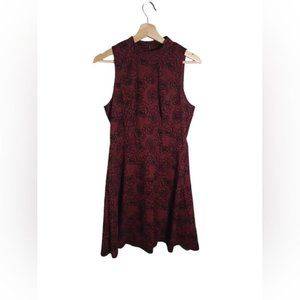 Lc Lauren Conrad red skater dress